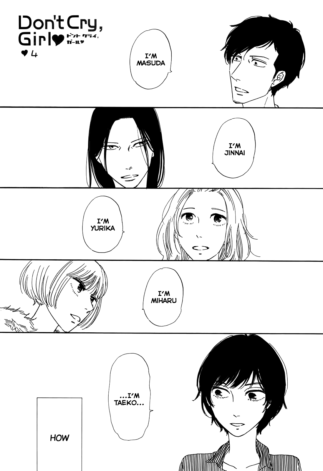 Don't Cry, Girl Chapter 4 page 1 - Chapter 4