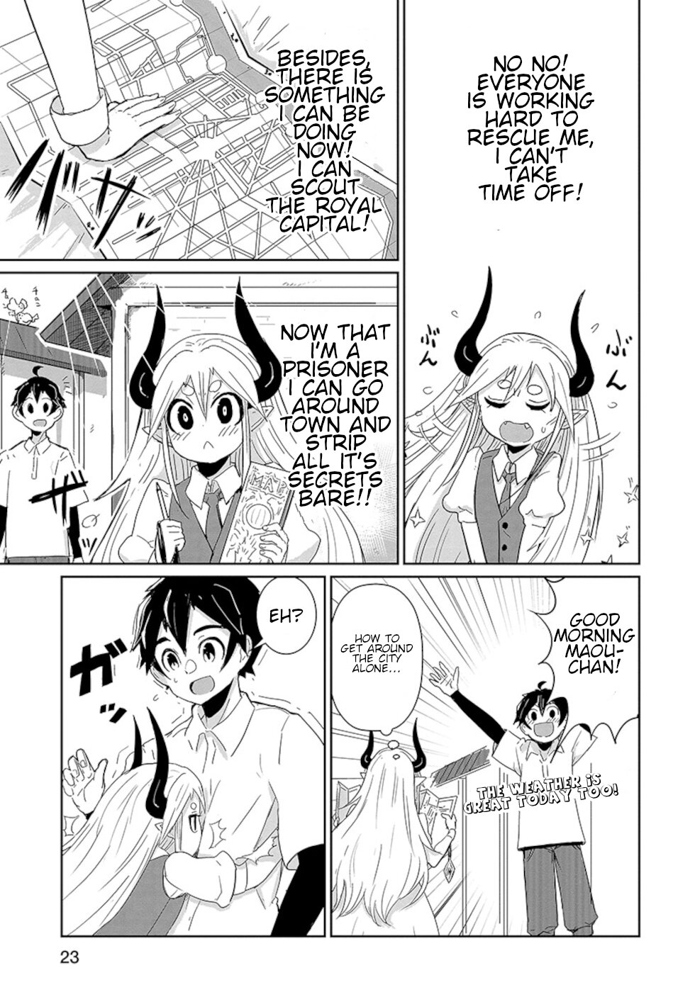 Don't Cry Maou-chan Chapter 10 page 3 - Chapter 10: Maou-Chans Human World Scouting Report