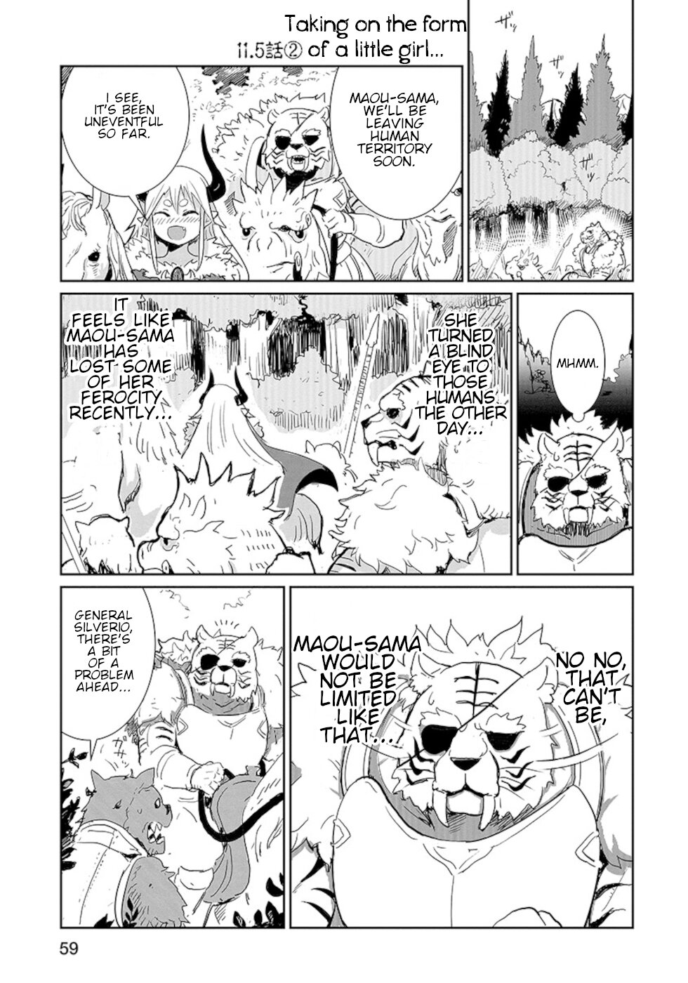 Don't Cry Maou-chan Chapter 11.6 page 1 - Chapter 11.6: Taking The Form Of A Little Girl