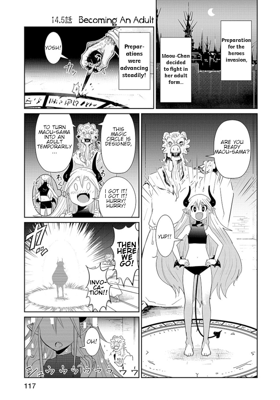 Don't Cry Maou-chan Chapter 14.5 page 1 - Chapter 14.5: Becoming An Adult