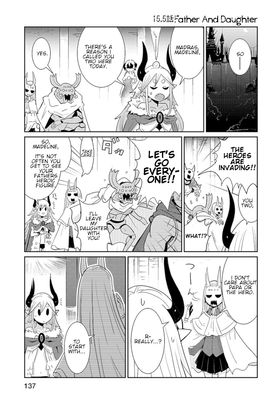 Don't Cry Maou-chan Chapter 15.5 page 1 - Chapter 15.5: Father And Daughter