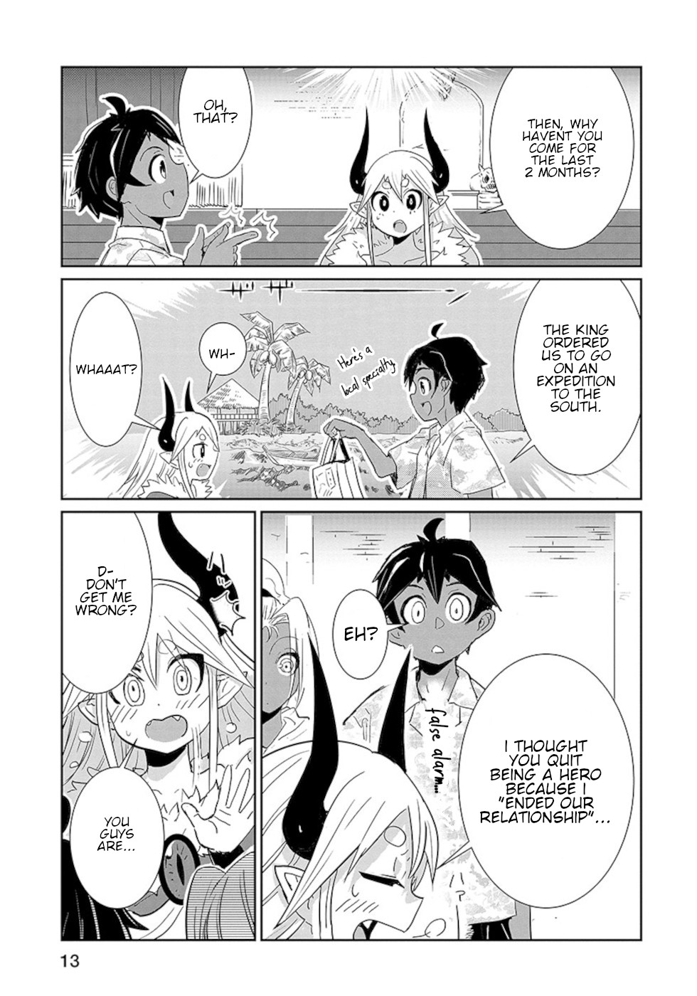Don't Cry Maou-chan Chapter 17 page 11 - Chapter 17: Mysterious Hero Party