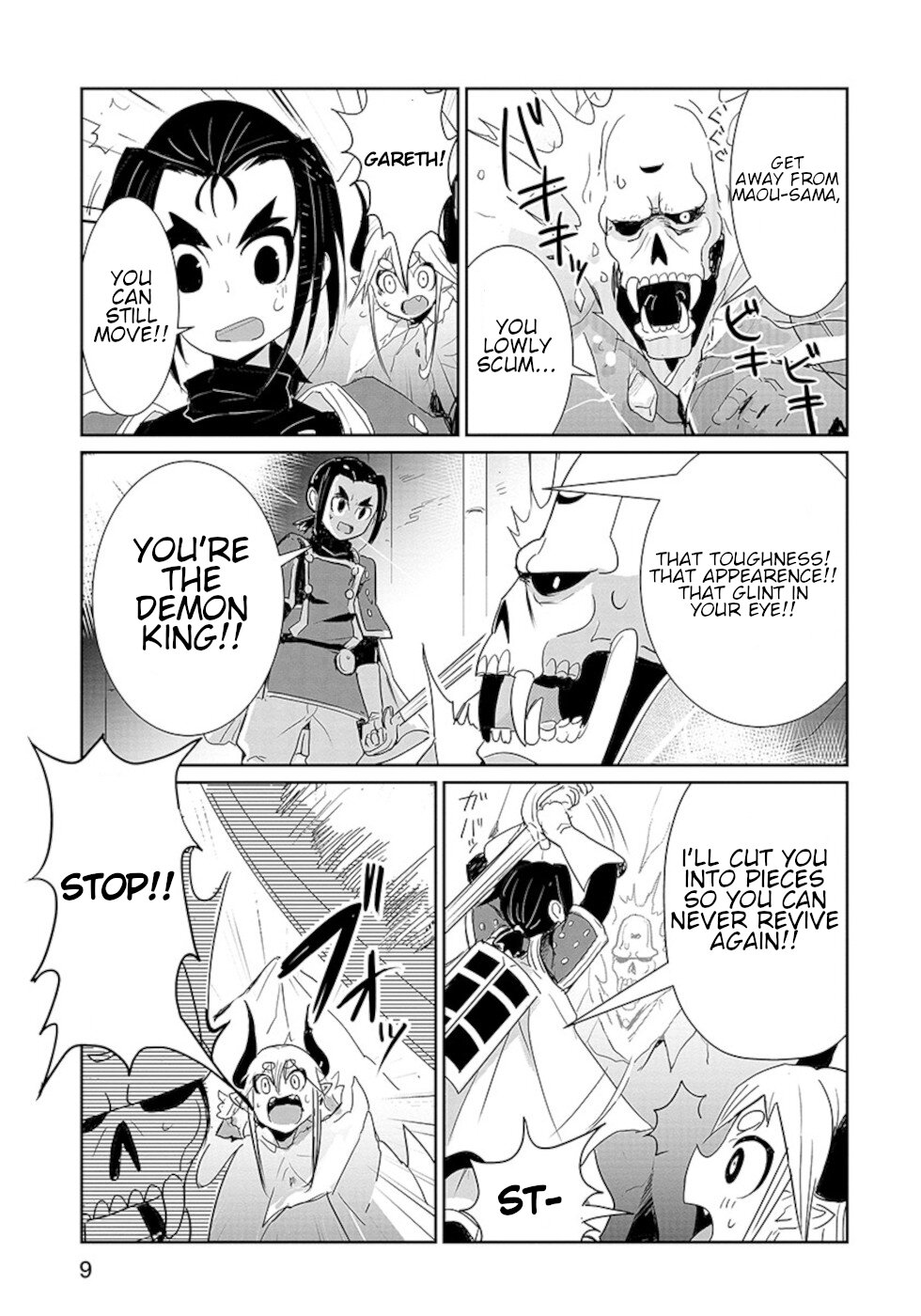 Don't Cry Maou-chan Chapter 17 page 7 - Chapter 17: Mysterious Hero Party