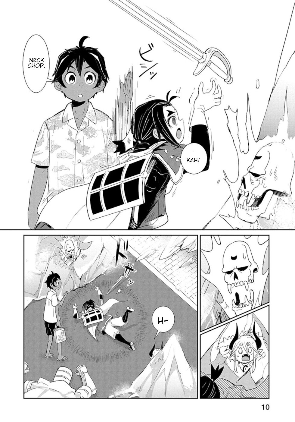 Don't Cry Maou-chan Chapter 17 page 8 - Chapter 17: Mysterious Hero Party