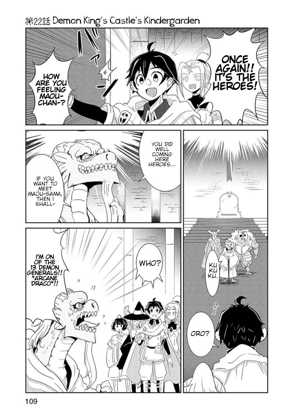 Don't Cry Maou-chan Chapter 22 page 1 - Chapter 22: Demon King's Castle's Kindergarden