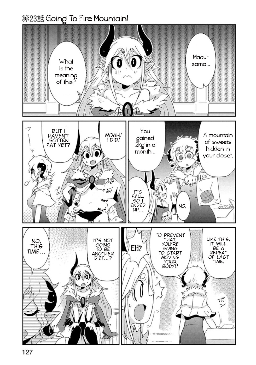 Don't Cry Maou-chan Chapter 23 page 1 - Chapter 23: Going To Fire Mountain!