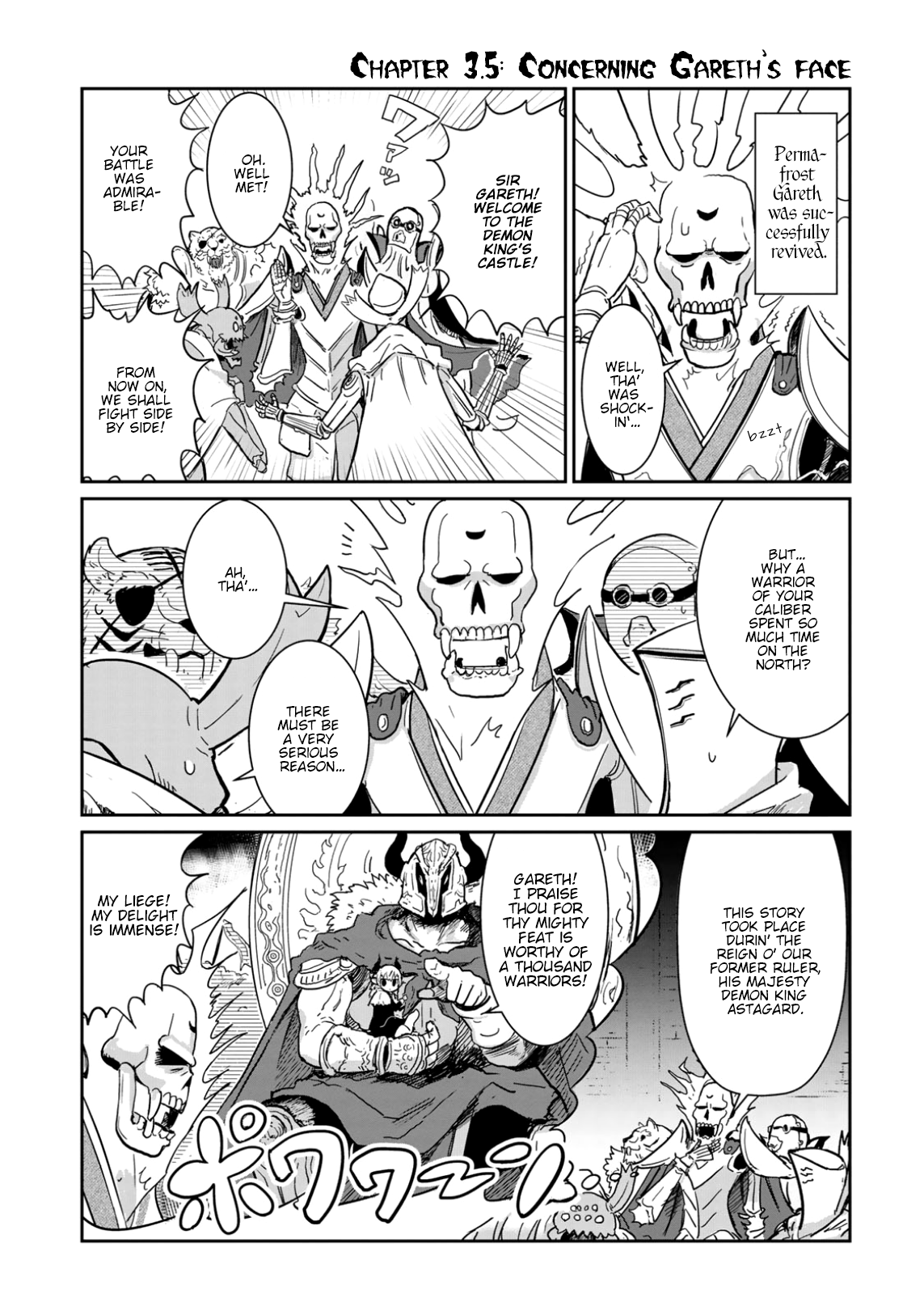 Don't Cry Maou-chan Chapter 3.5 page 1 - Chapter 3.5: Concerning Gareth’s face