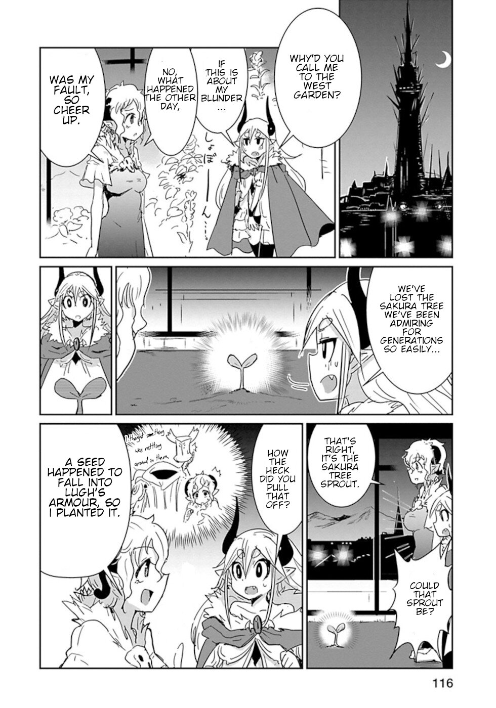 Don't Cry Maou-chan Chapter 31 page 10 - Chapter 31: Sakura Slapstick