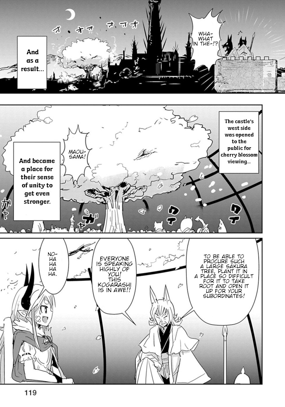 Don't Cry Maou-chan Chapter 31 page 13 - Chapter 31: Sakura Slapstick