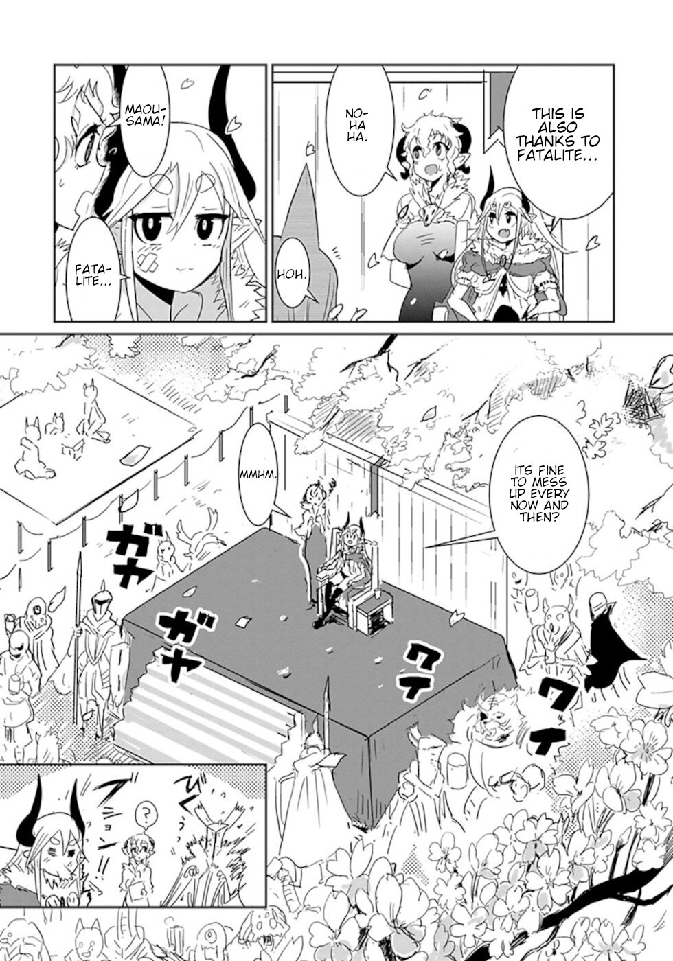 Don't Cry Maou-chan Chapter 31 page 14 - Chapter 31: Sakura Slapstick