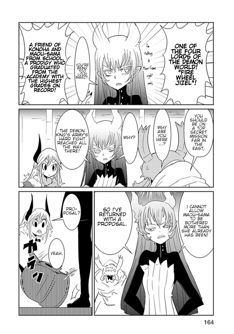 Don't Cry Maou-chan Chapter 34 page 4 - Chapter 34: Fire Wheel Jizel