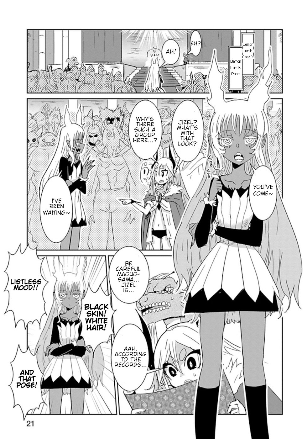Don't Cry Maou-chan Chapter 37 page 3 - Chapter 37: Fire Wheel Jizel 4
