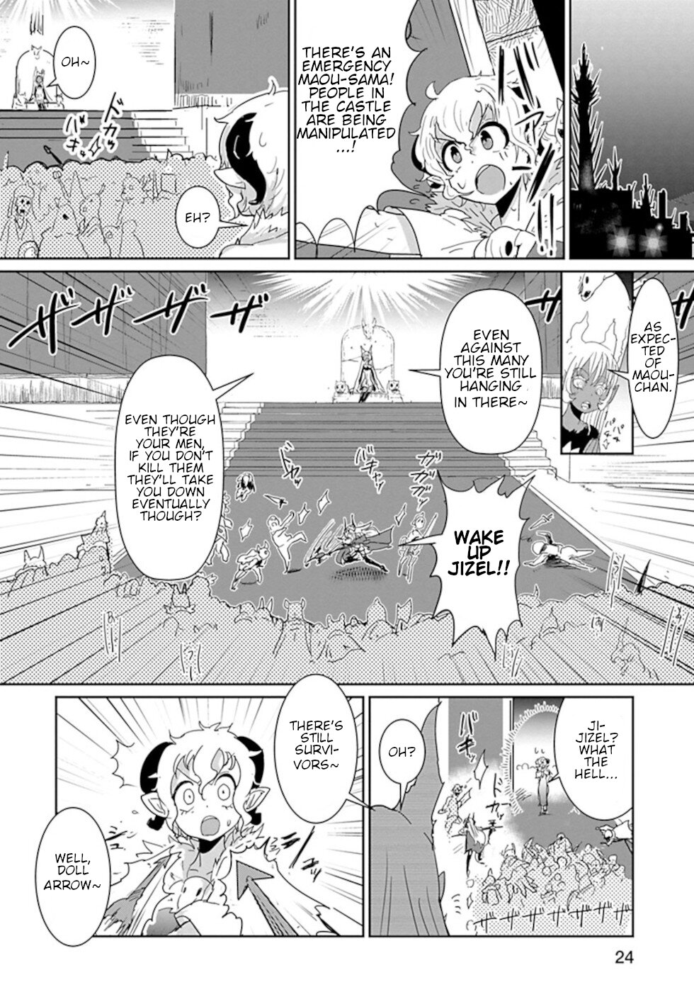 Don't Cry Maou-chan Chapter 37 page 6 - Chapter 37: Fire Wheel Jizel 4