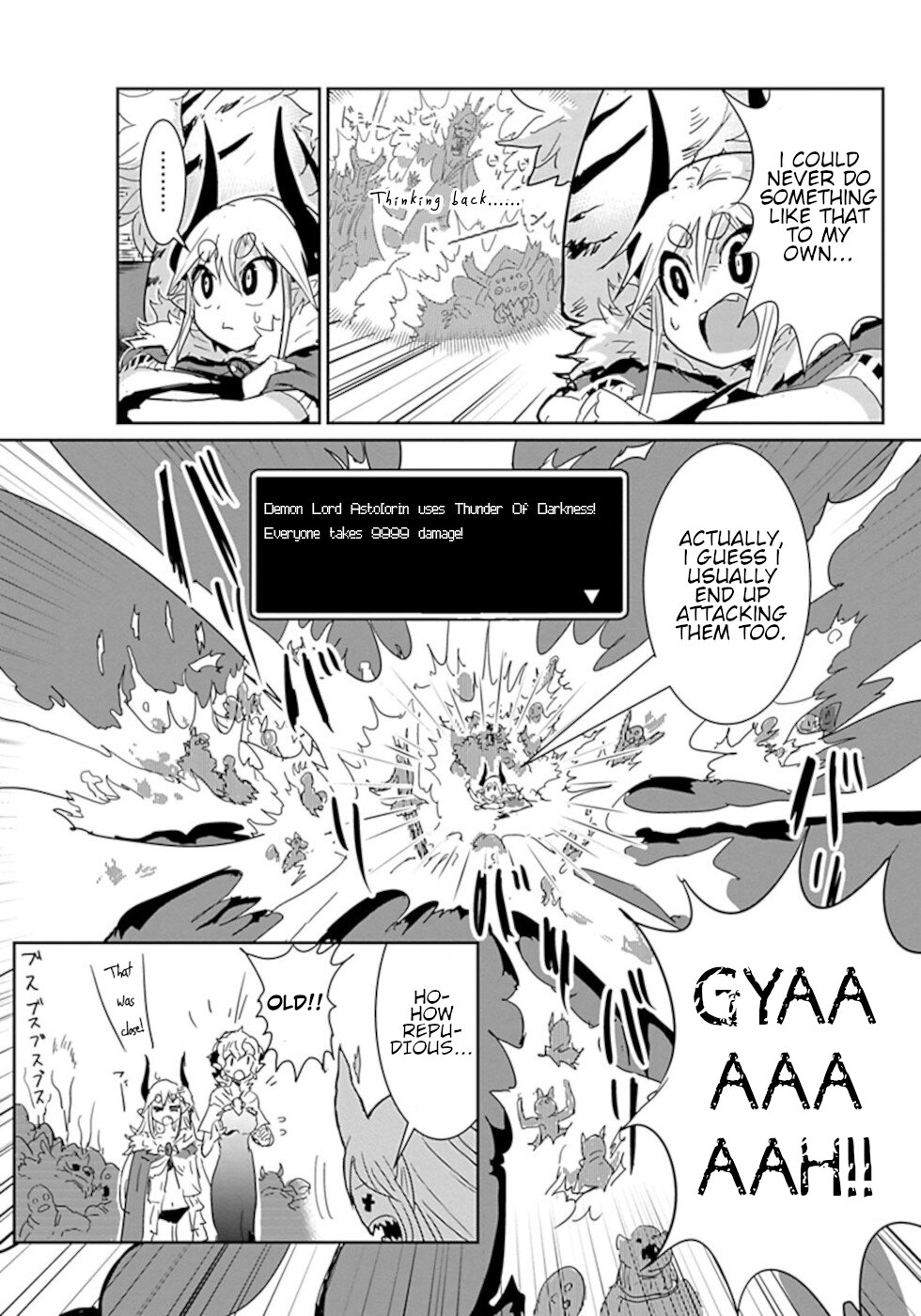 Don't Cry Maou-chan Chapter 37 page 9 - Chapter 37: Fire Wheel Jizel 4