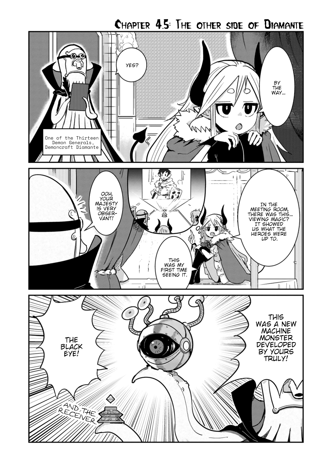 Don't Cry Maou-chan Chapter 4.5 page 1 - Chapter 4.5: The other side of Diamante