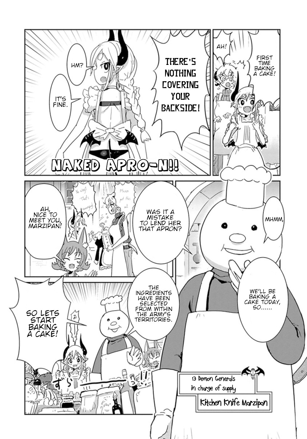 Don't Cry Maou-chan Chapter 42 page 2 - Chapter 42: Demon Lords Castle Cake Baking
