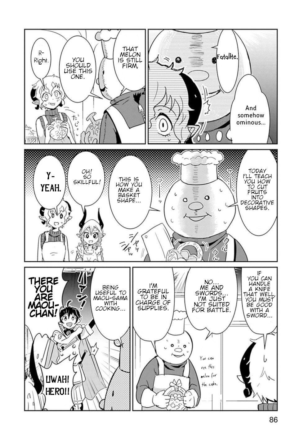 Don't Cry Maou-chan Chapter 42 page 4 - Chapter 42: Demon Lords Castle Cake Baking