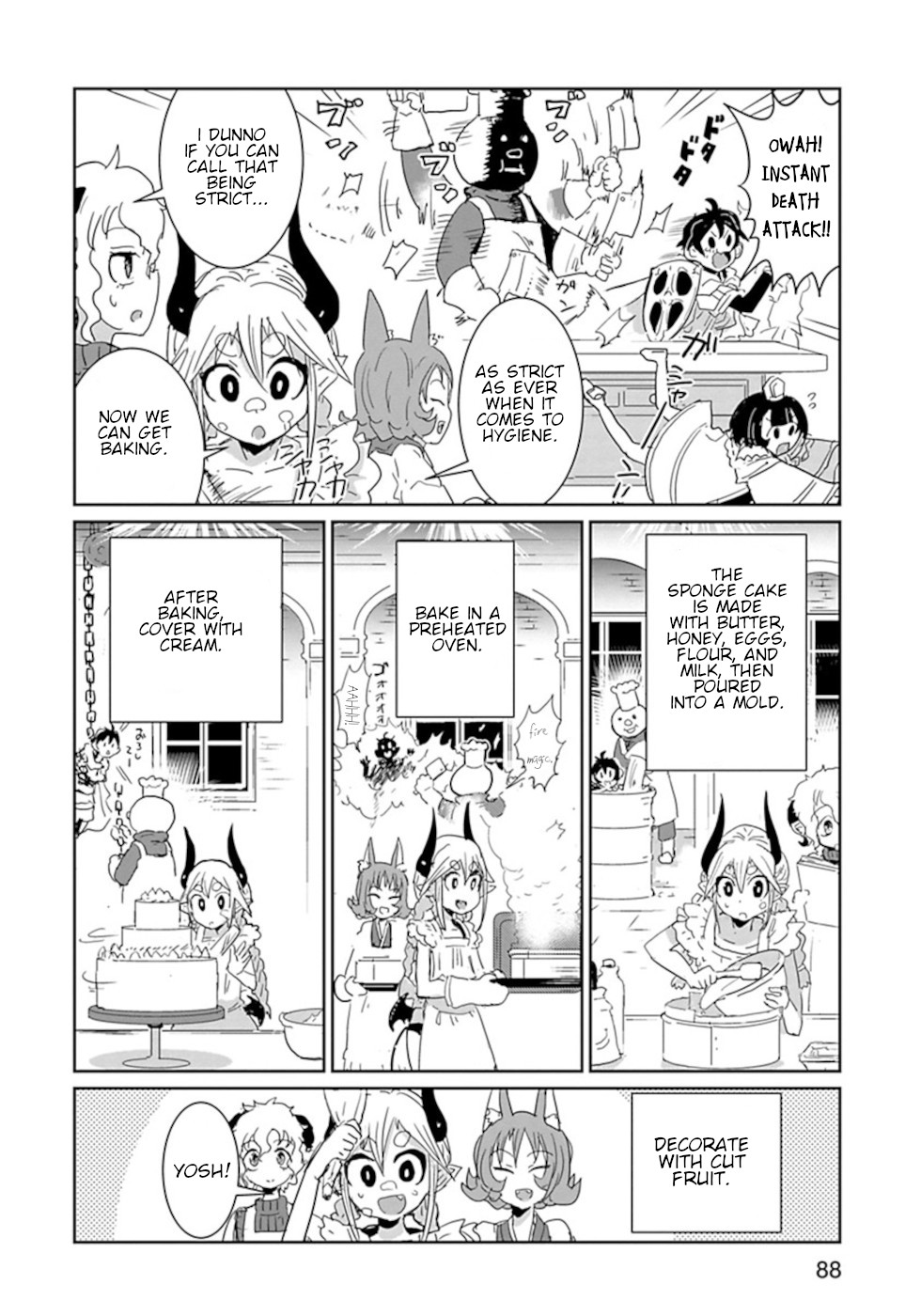 Don't Cry Maou-chan Chapter 42 page 6 - Chapter 42: Demon Lords Castle Cake Baking