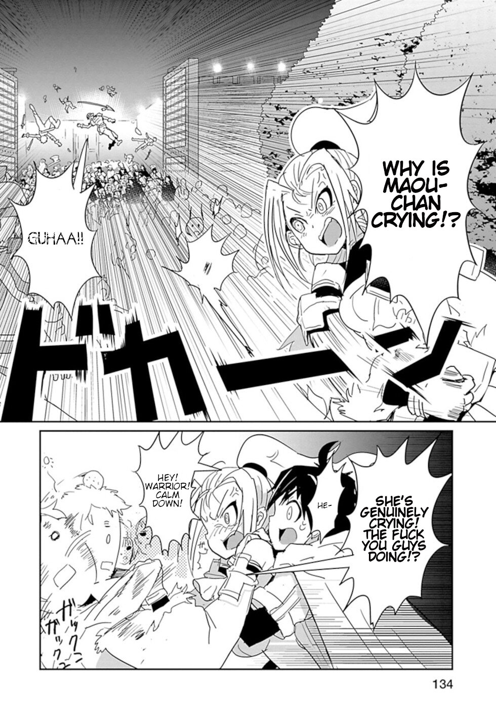 Don't Cry Maou-chan Chapter 46 page 12 - Chapter 46: Maou-Chan's Escape Operation