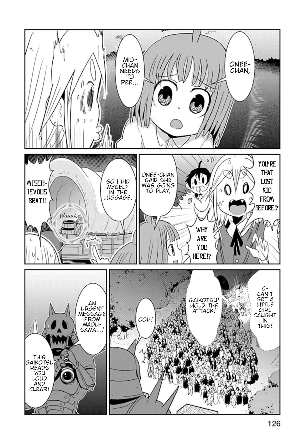 Don't Cry Maou-chan Chapter 46 page 4 - Chapter 46: Maou-Chan's Escape Operation