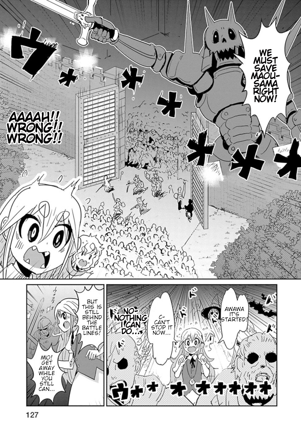 Don't Cry Maou-chan Chapter 46 page 5 - Chapter 46: Maou-Chan's Escape Operation