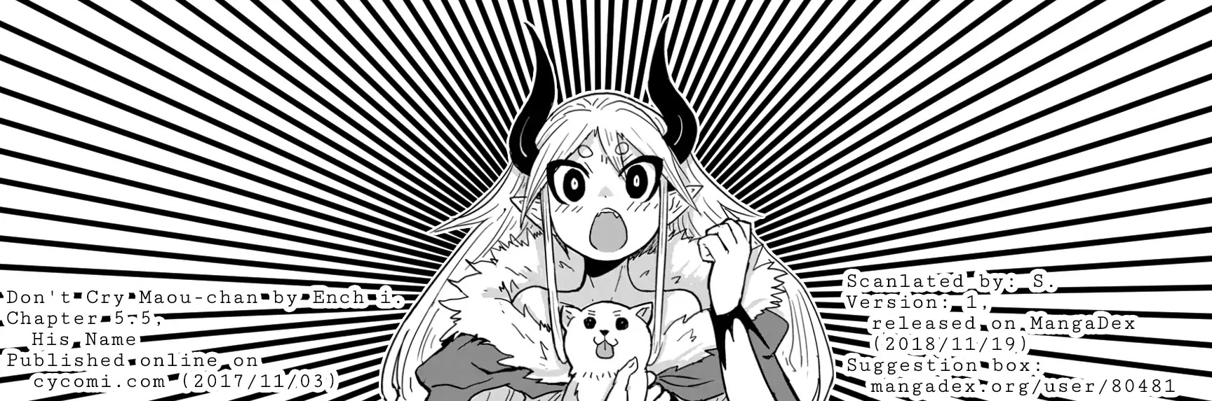 Don't Cry Maou-chan Chapter 5.5 page 4 - Chapter 5.5: His name