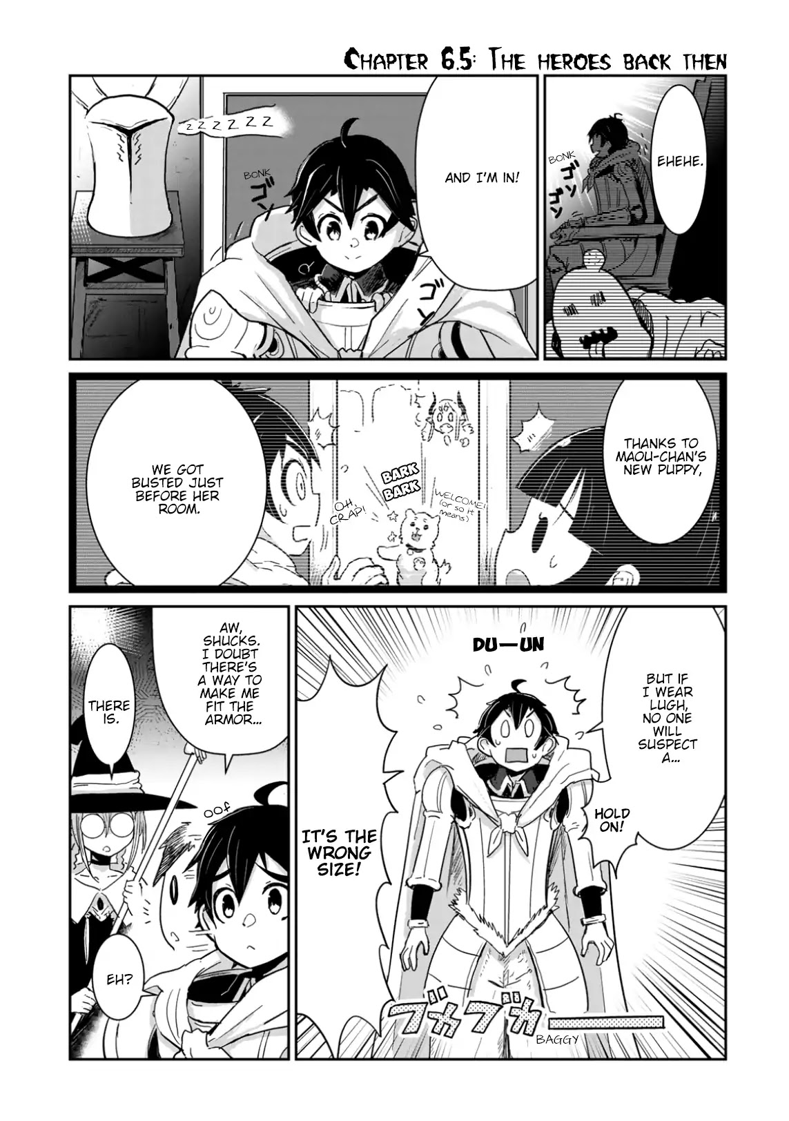 Don't Cry Maou-chan Chapter 6.5 page 1 - Chapter 6.5: The heroes back then