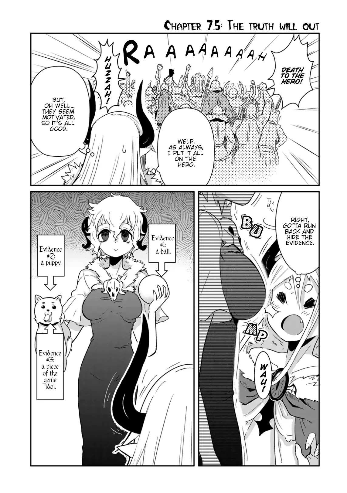 Don't Cry Maou-chan Chapter 7.5 page 1 - Chapter 7.5: The truth will out