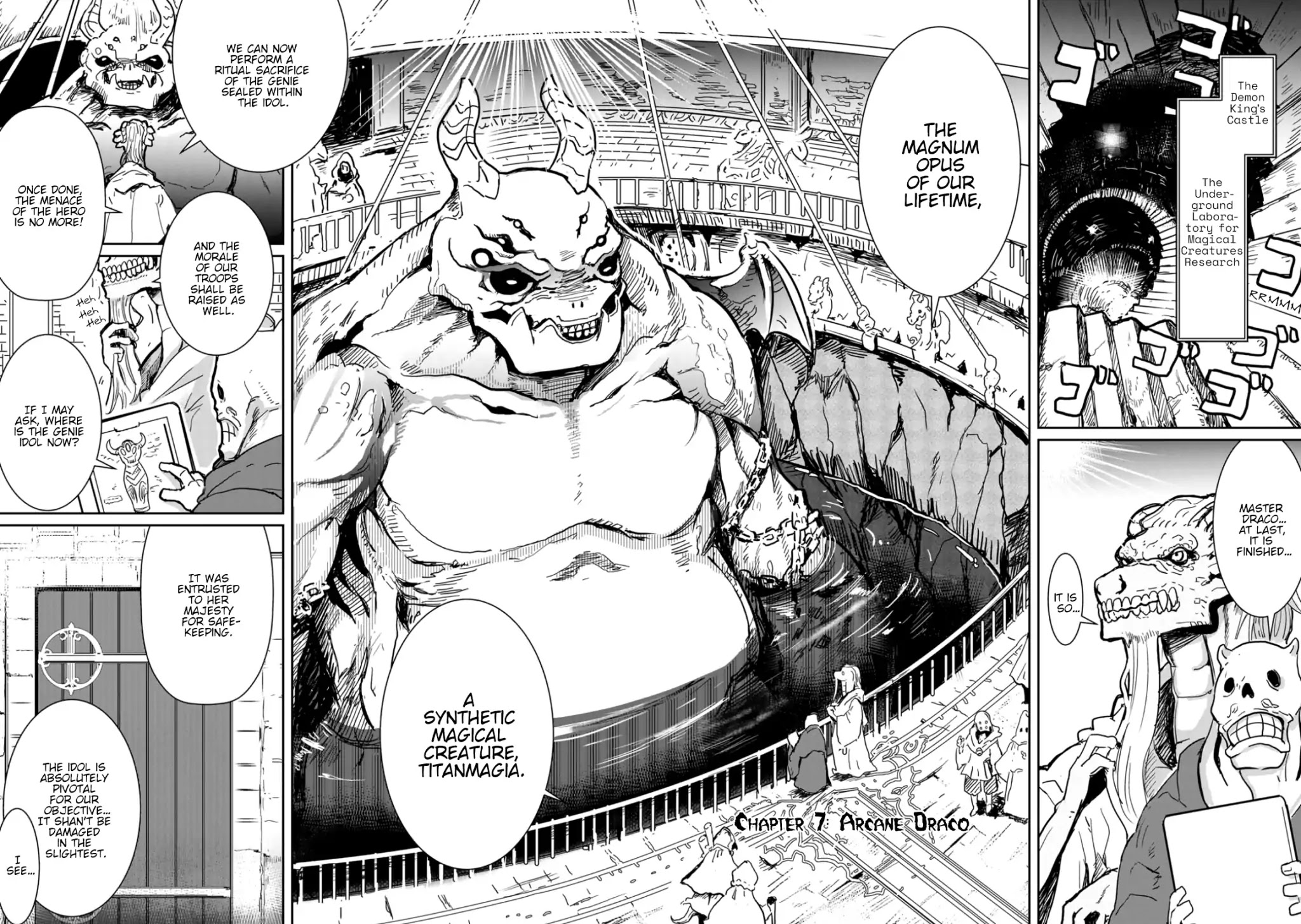 Don't Cry Maou-chan Chapter 7 page 1 - Chapter 7: Arcane Draco