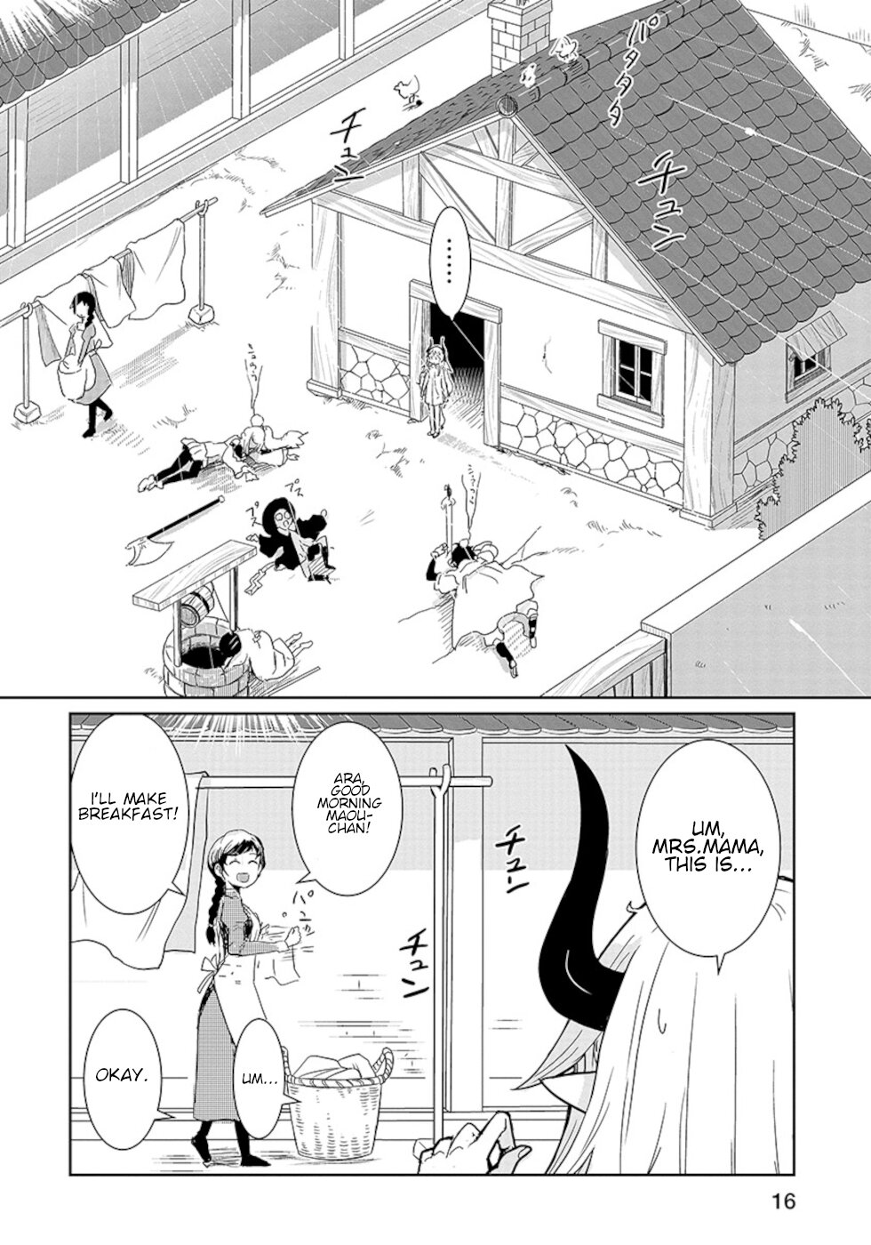 Don't Cry Maou-chan Chapter 9 page 14 - Chapter 9: Maou-Chan All Alone
