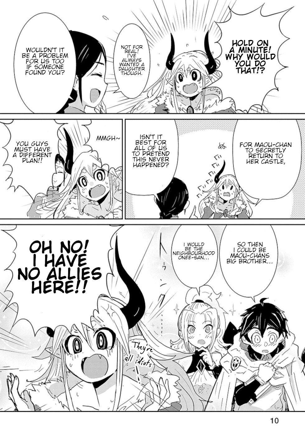 Don't Cry Maou-chan Chapter 9 page 8 - Chapter 9: Maou-Chan All Alone