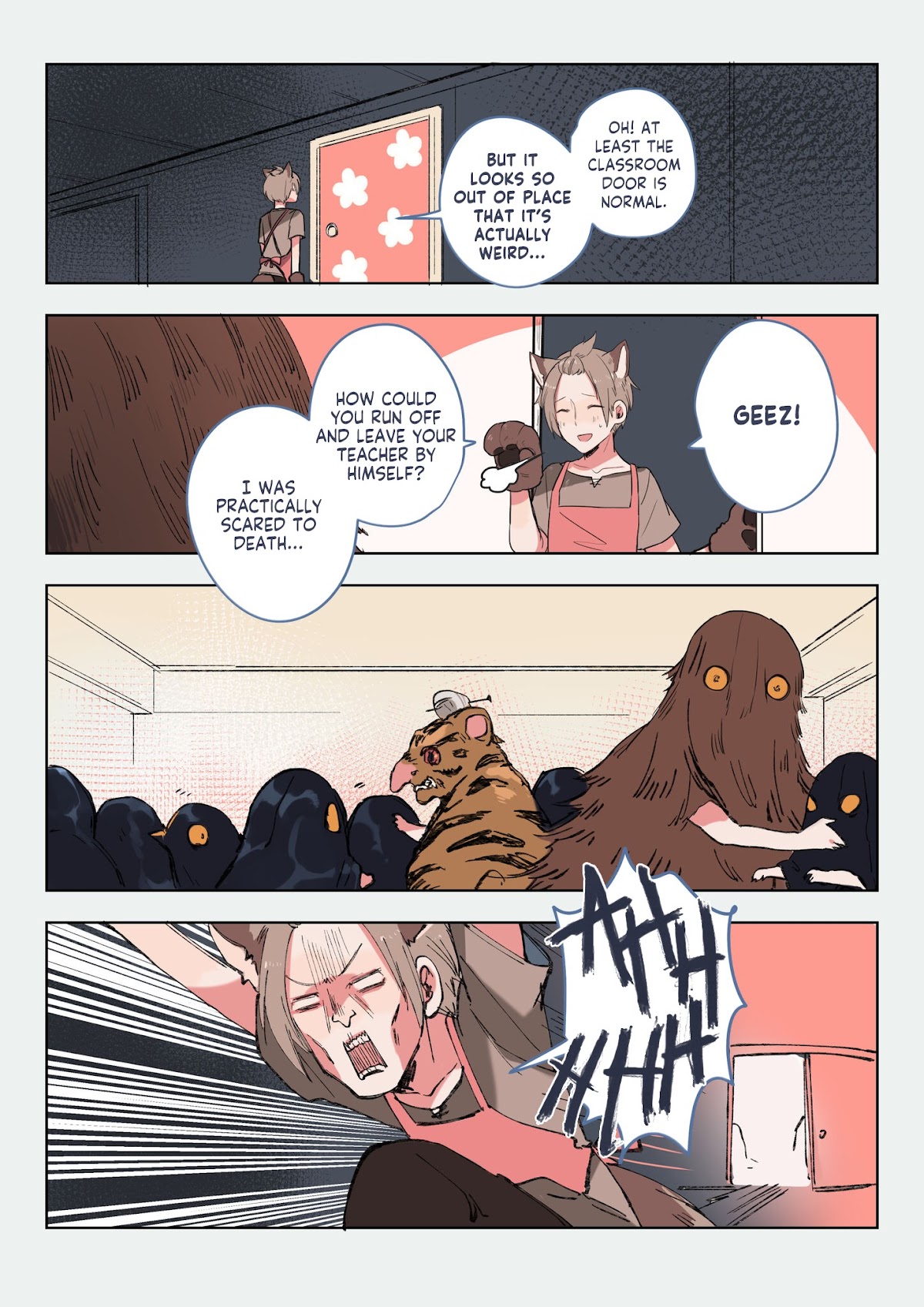 Don't Cry, Teacher! Chapter 1 page 5 - Chapter 1: The Big Bad Wolf's Halloween