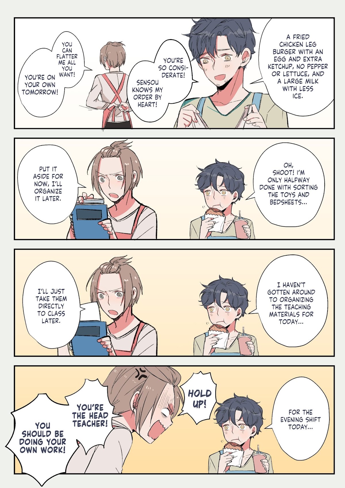 Don't Cry, Teacher! Chapter 2 page 3 - Chapter 2: Sensou-sensei