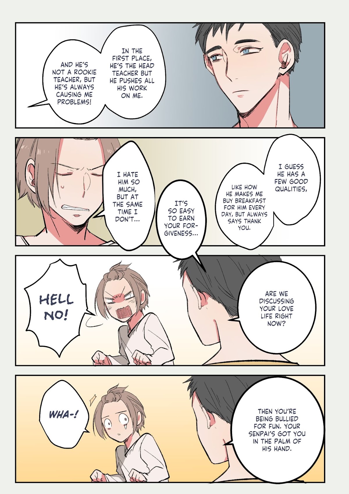 Don't Cry, Teacher! Chapter 2 page 6 - Chapter 2: Sensou-sensei