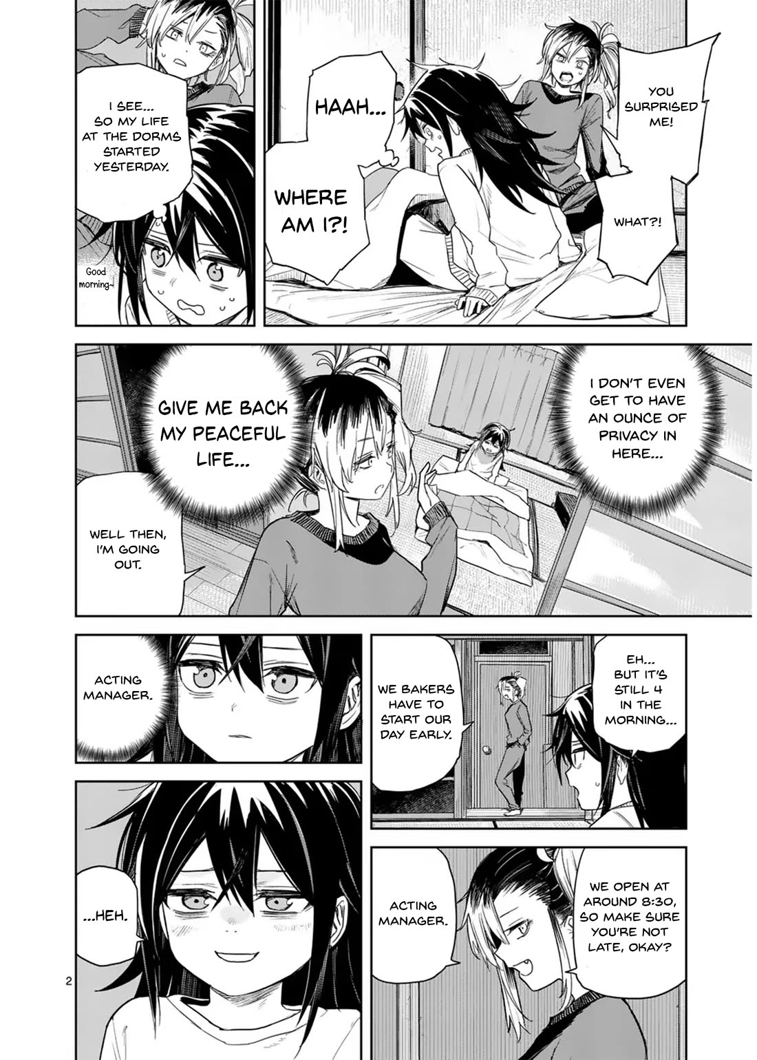 Don't Underestimate Bread Making! Chapter 3 page 2 - Chapter 3: First Day of Work and the Part-Time Senior