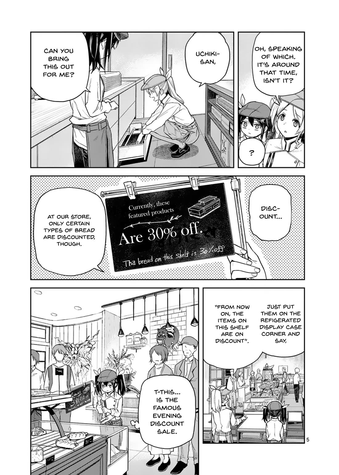 Don't Underestimate Bread Making! Chapter 4 page 5 - Chapter 4: The Battle Before Closing Time