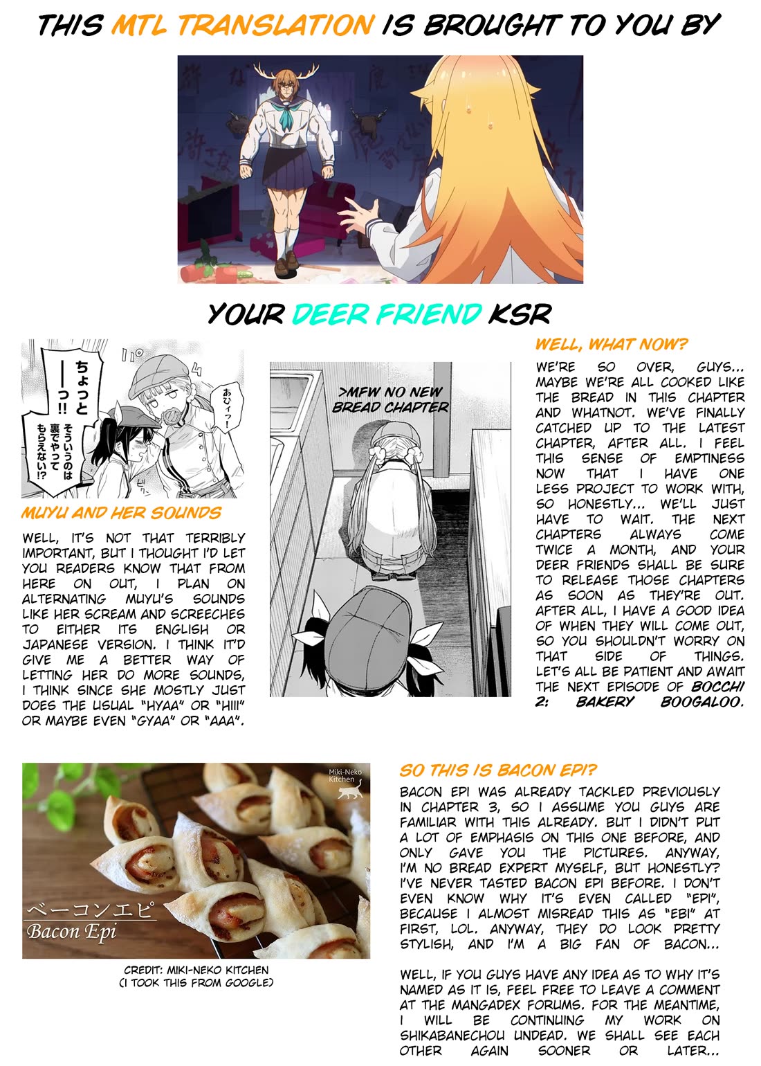 Don't Underestimate Bread Making! Chapter 6 page 19 - Chapter 6: Don't Shorten Bacon Epi's Lifespan!