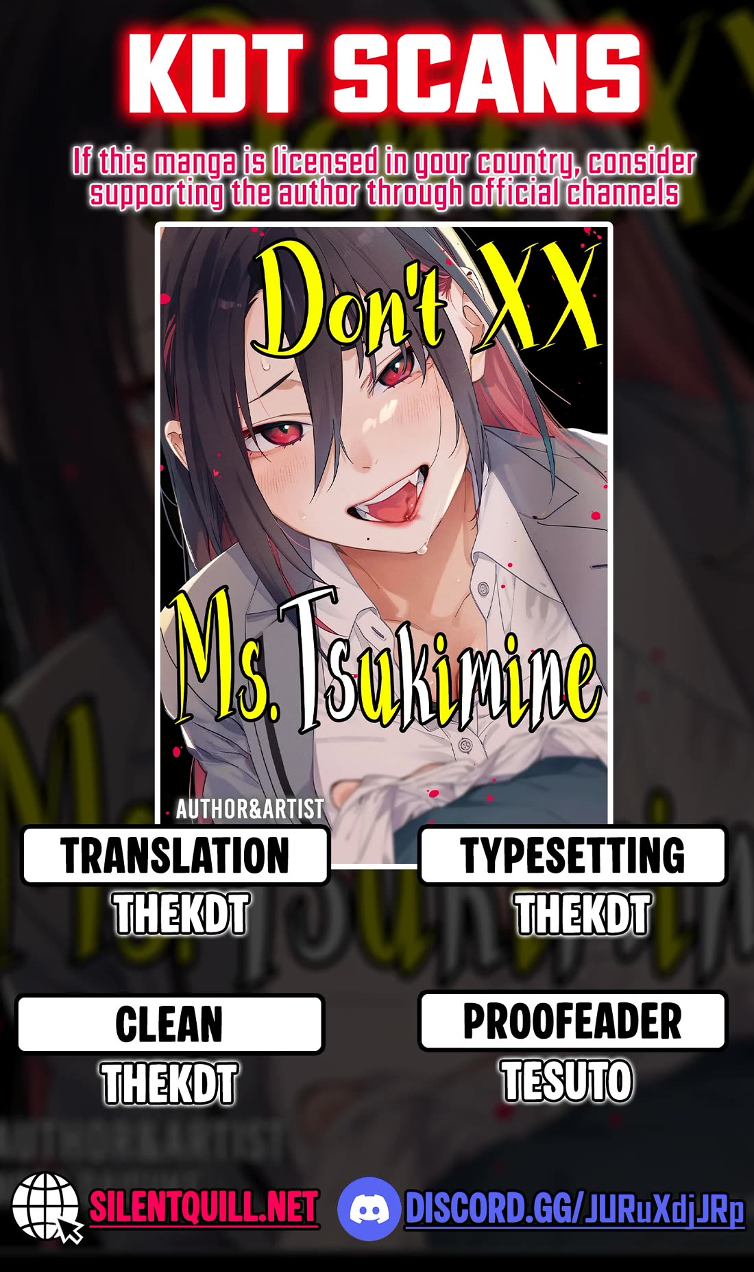 Don't XX Ms. Tsukimine Chapter 19 page 1 - Chapter 19 [END]