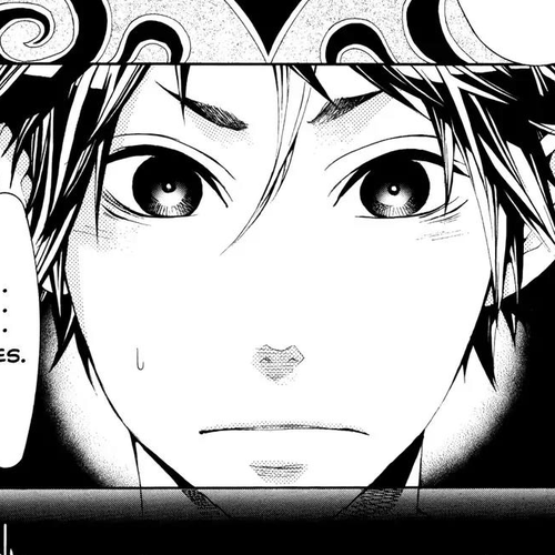Donten ni Warau Chapter 8: Story Six - The Pursued One, The Cloudy Sky Burns cover