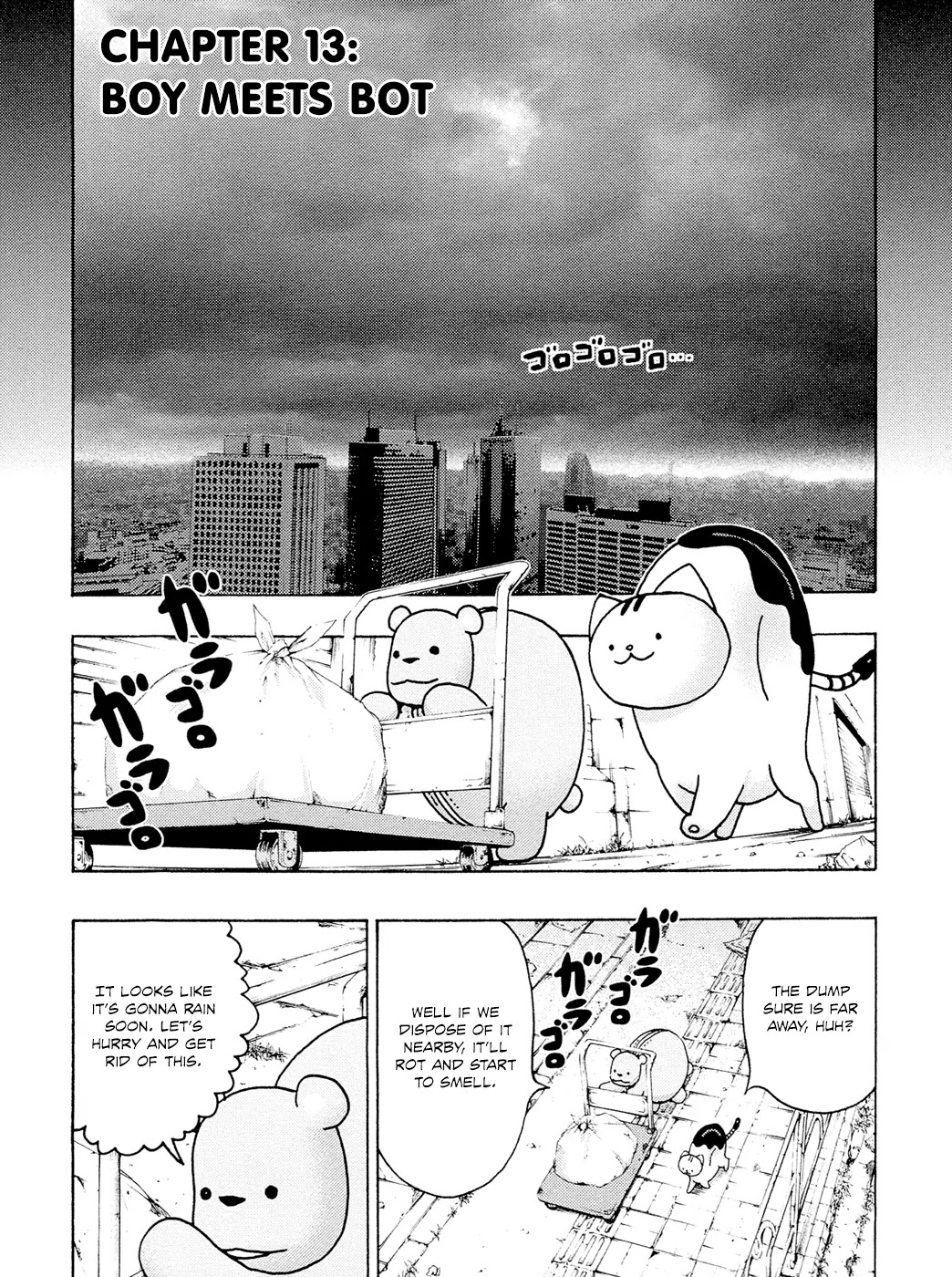 Donyatsu Chapter 13 page 2 - Chapter 13: Boy Meets Bot