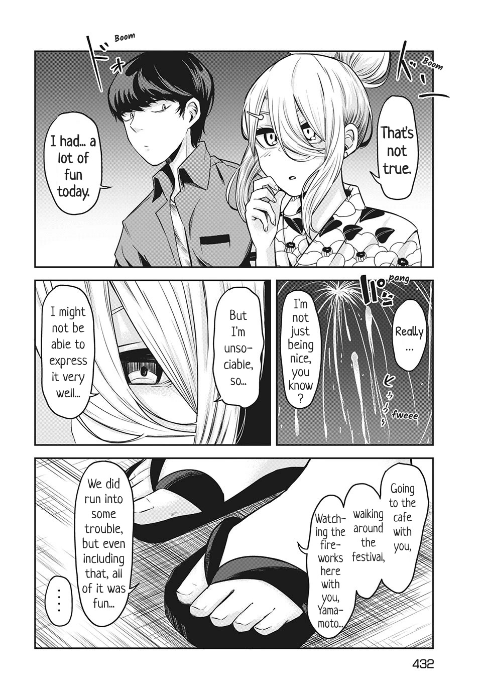 Doppel-san Chapter 11 page 16 - Chapter 11: I Want To Confess While Watching The Fireworks With You