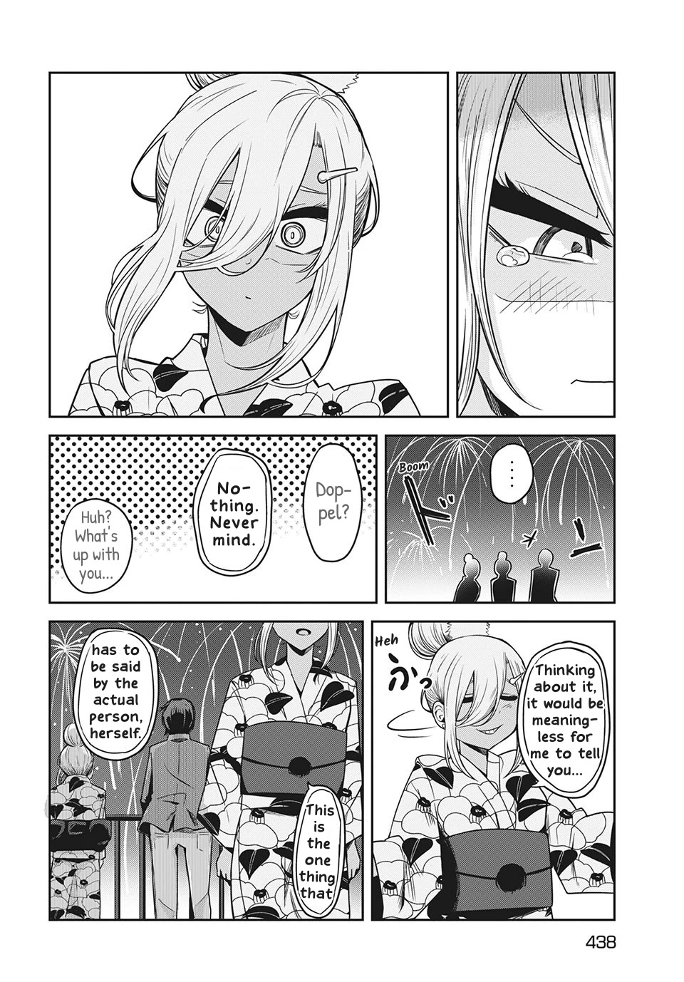 Doppel-san Chapter 11 page 22 - Chapter 11: I Want To Confess While Watching The Fireworks With You