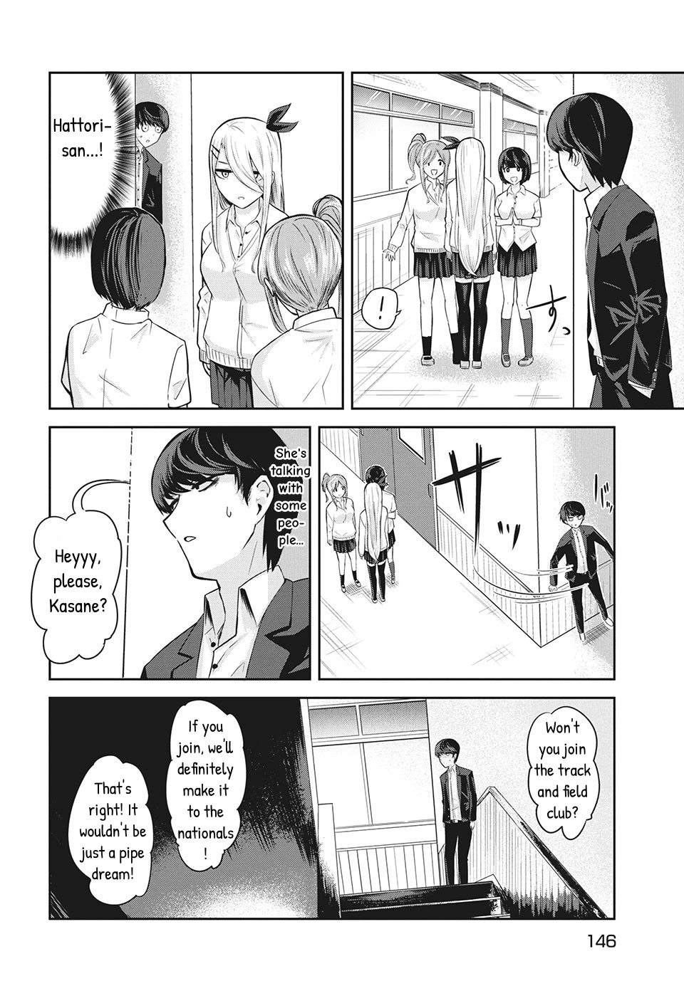 Doppel-san Chapter 3 page 12 - Chapter 3: I Want To Be In The Same Club Together