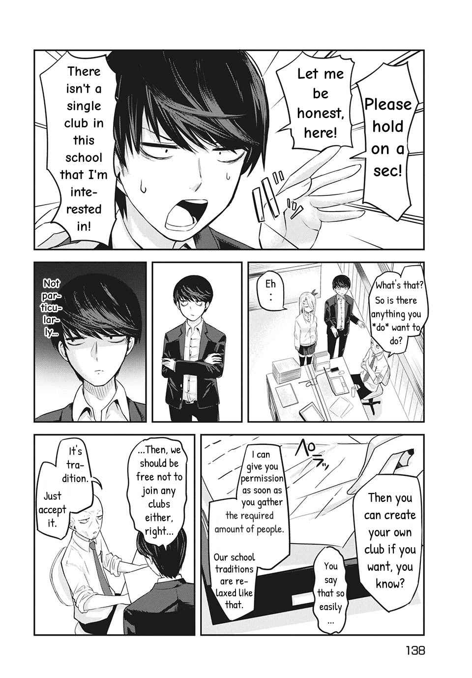 Doppel-san Chapter 3 page 4 - Chapter 3: I Want To Be In The Same Club Together