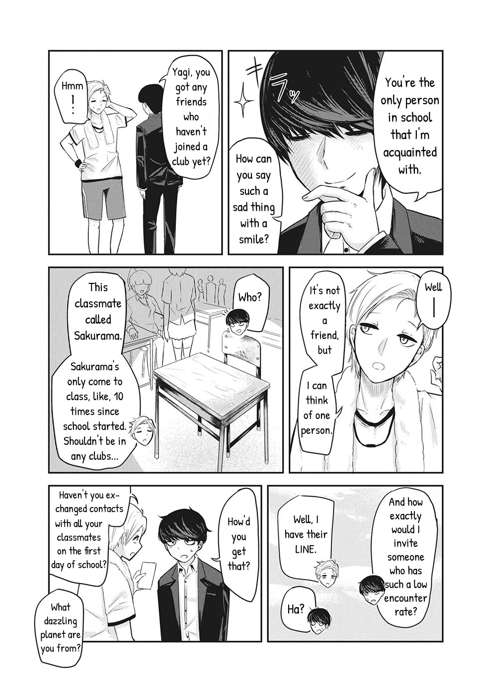 Doppel-san Chapter 3 page 9 - Chapter 3: I Want To Be In The Same Club Together