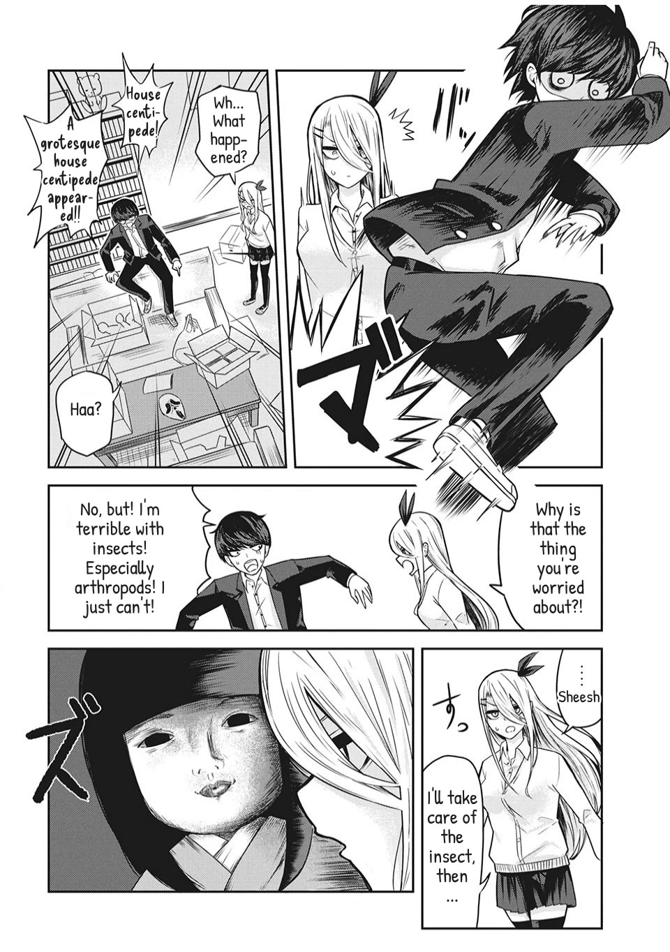 Doppel-san Chapter 4 page 8 - Chapter 4: When You're With Me, It's Not That Scary