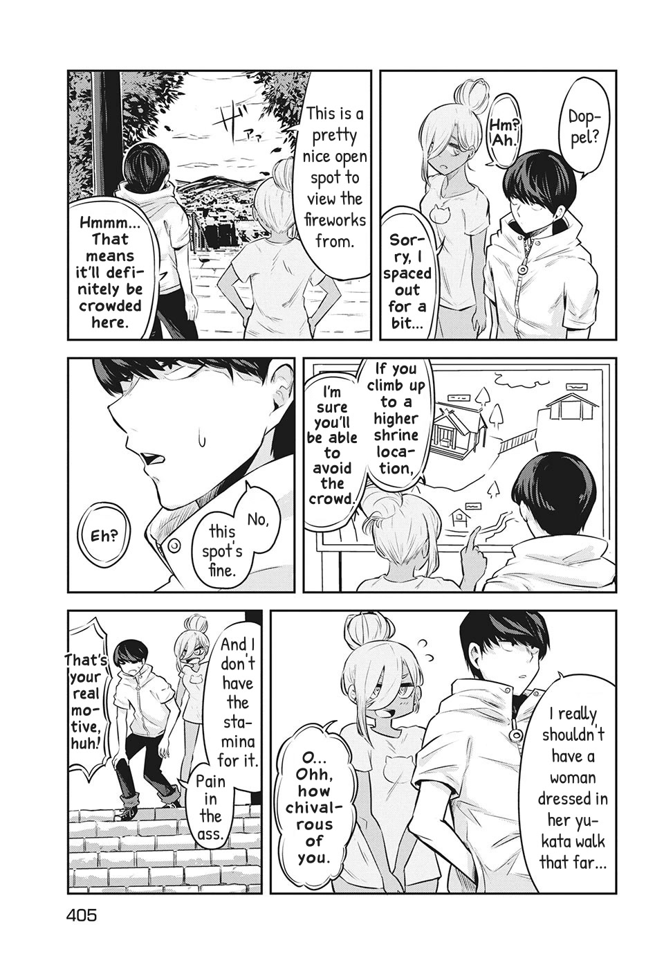 Doppel-san Chapter 8 page 21 - Chapter 8: I Want To Show You My Yukata At The Festival