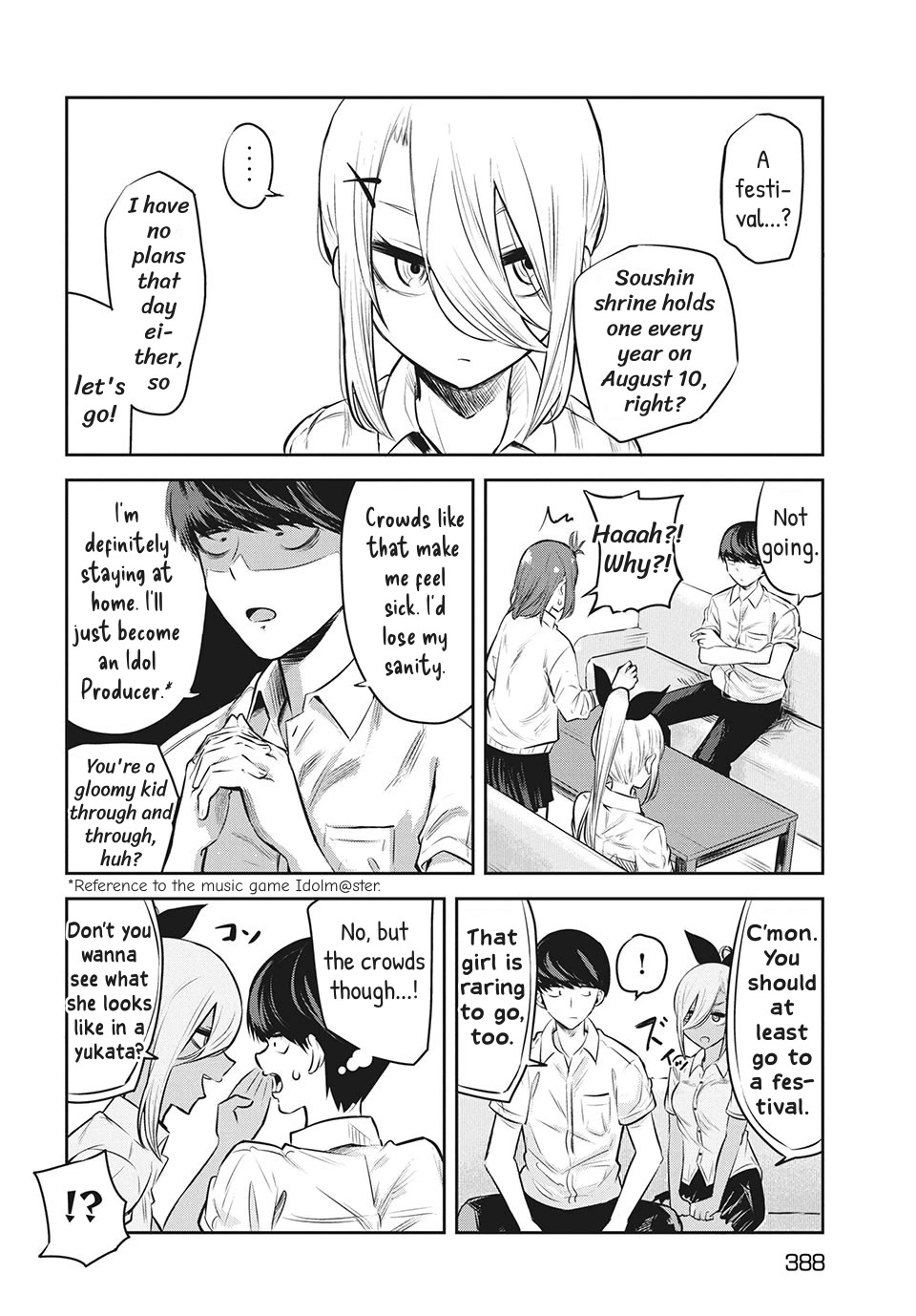 Doppel-san Chapter 8 page 4 - Chapter 8: I Want To Show You My Yukata At The Festival