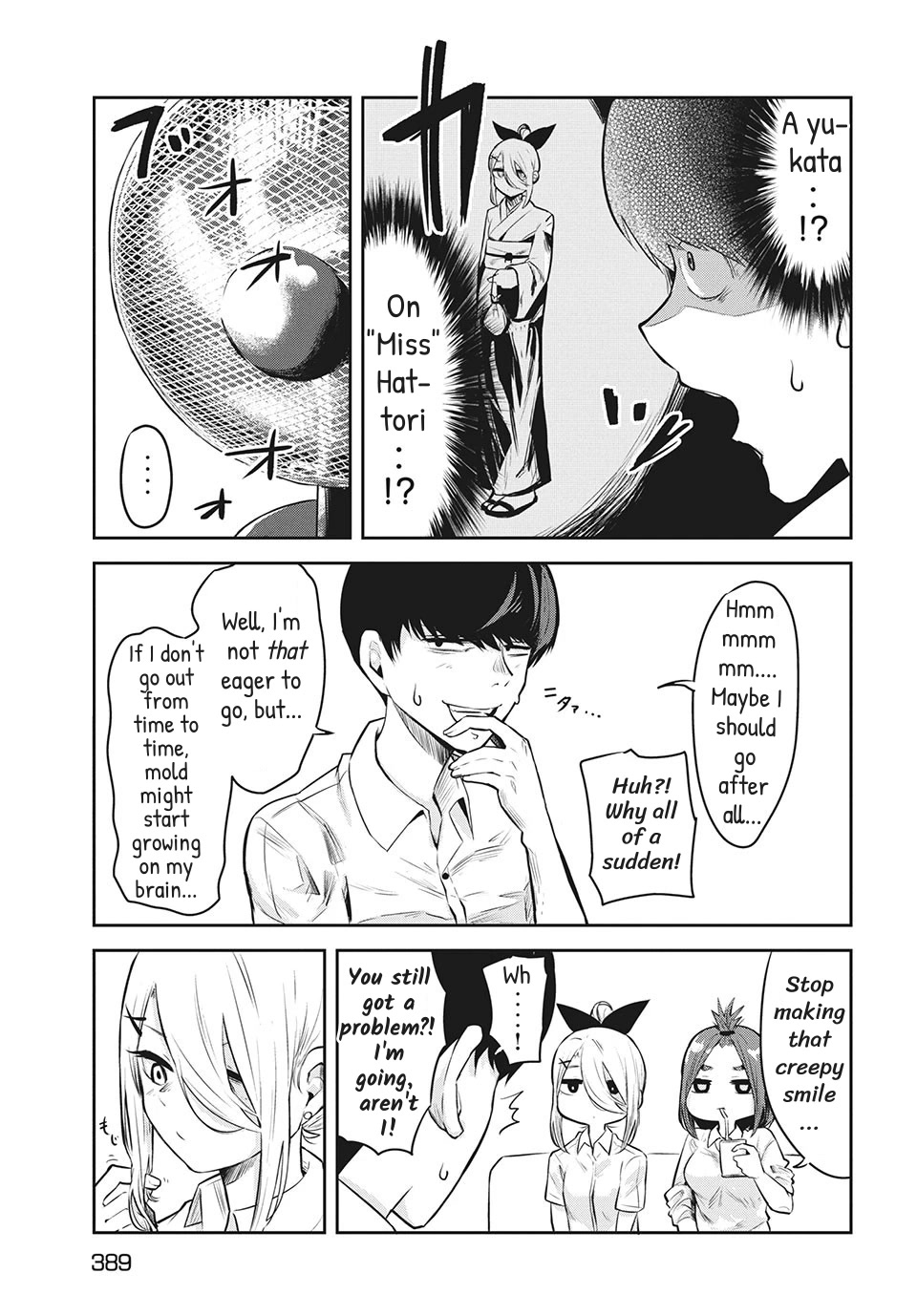 Doppel-san Chapter 8 page 5 - Chapter 8: I Want To Show You My Yukata At The Festival