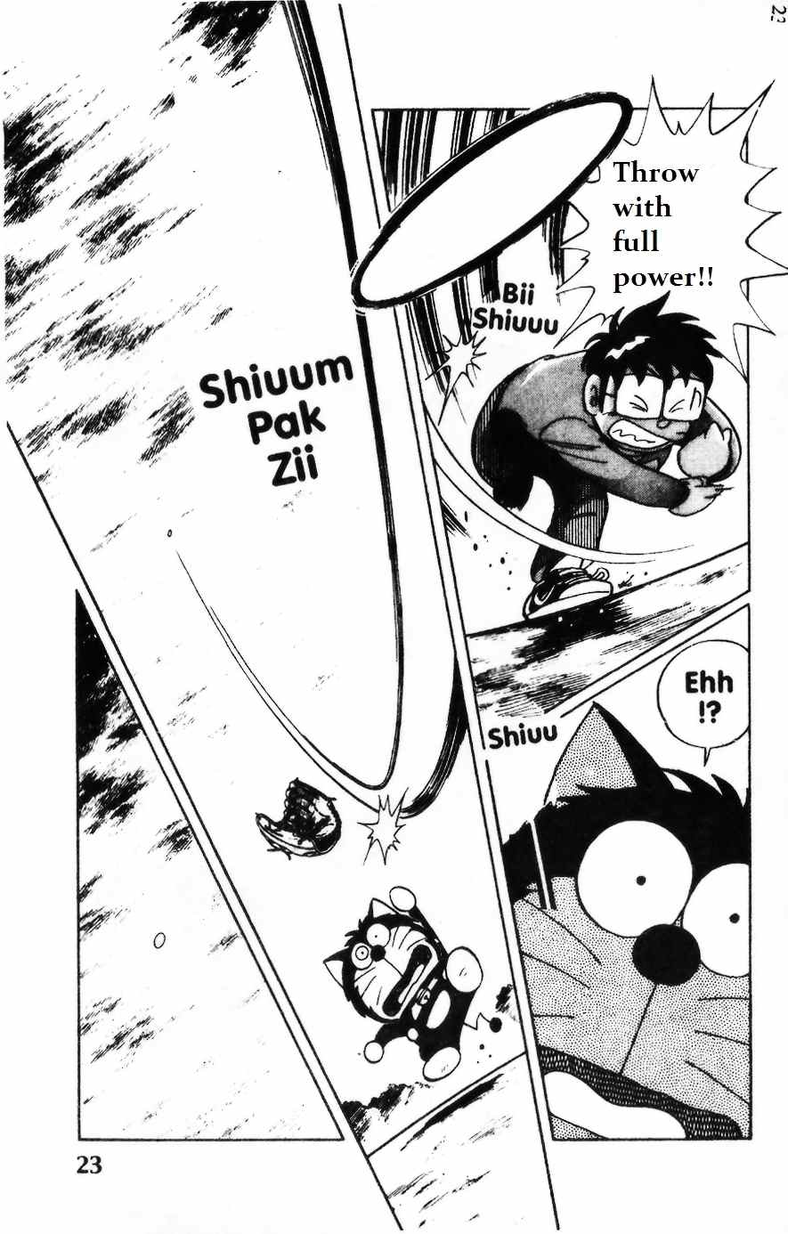 Dorabase: Doraemon Chouyakyuu Gaiden Chapter 1 page 22 - Chapter 1: Do Your Best! Team Dorabase!